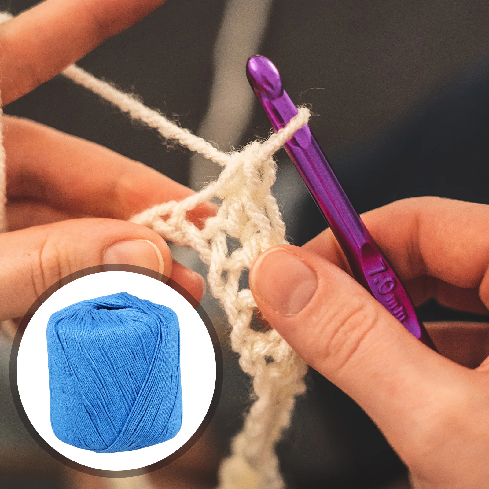 

1 Roll Cotton Cord Soft Comfortable Fresh Bright DIY Macrame Rope Handmade Braided String Easy to Clean Durable