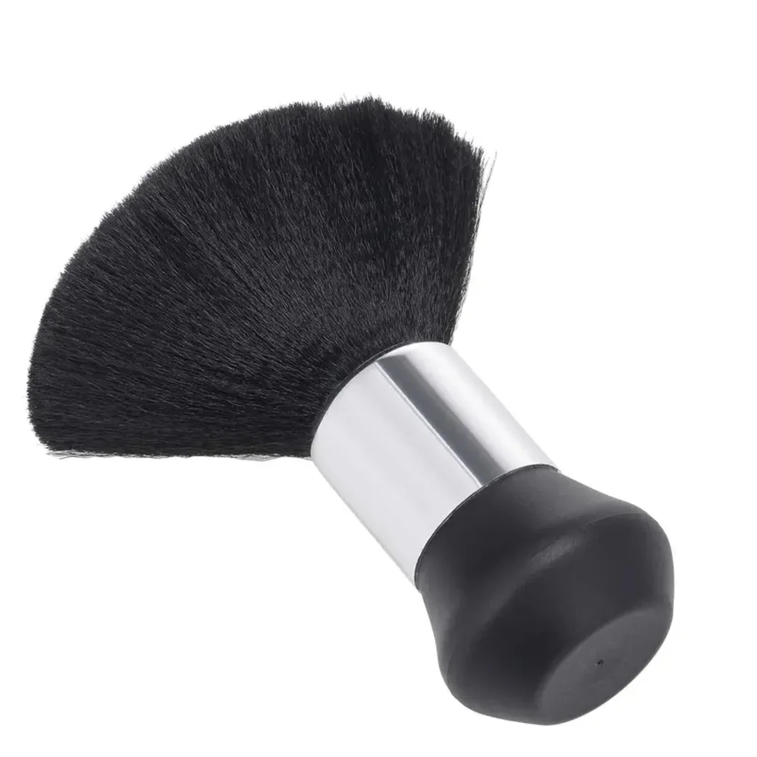 Escova macia do espanador do cabelo do pescoço do barbeiro para a corte e a limpeza do cabelo, espanador de varredura suave com punho plástico aperto para escovar fora h