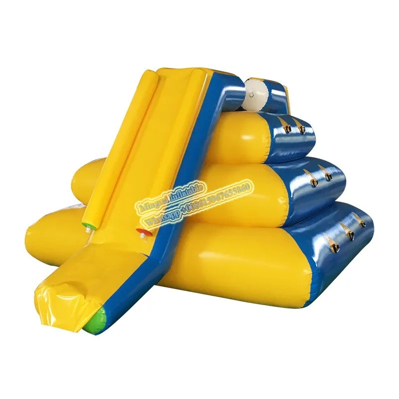 3x3x2m PVC tarpauline Inflatable Pool Slide Climber Slide Outdoor Inflatable Pool Slide for Inflatable Moving Small Slide Props