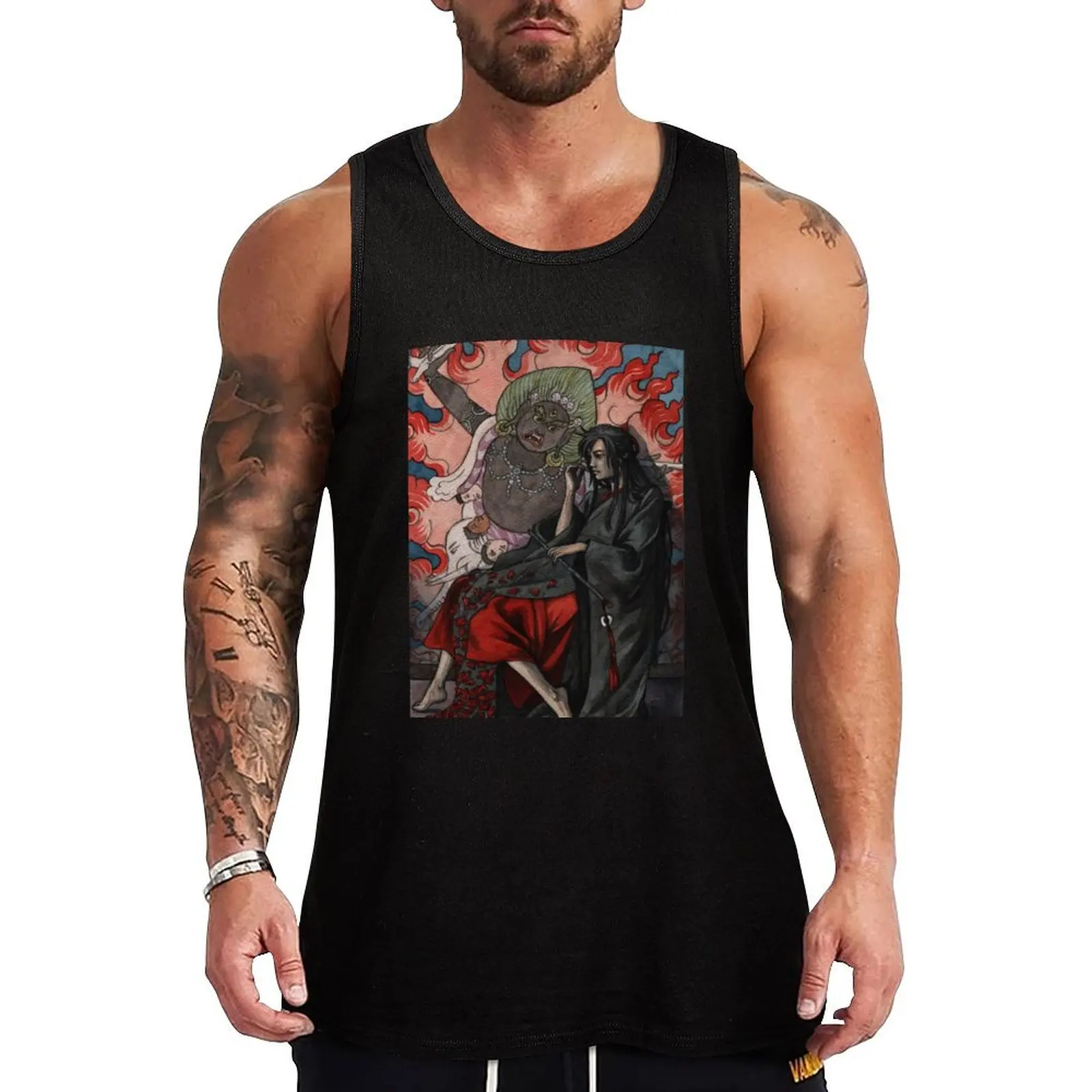

Yiling Laozu Tank Top Loose Casual Tank Top Soft Breathable Sleeveless Tee