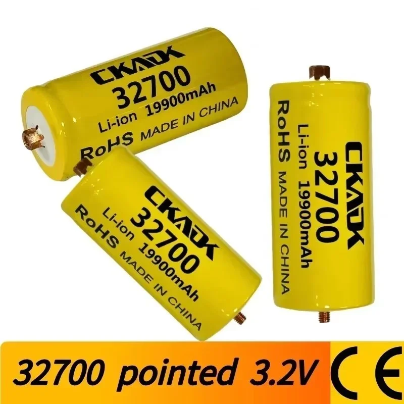 Original 32700 3.2V 19900mAh Rechargeable Lithium Battery 32650 LiFePO4 5C Discharge Battery for Backup Power Flash of Charge