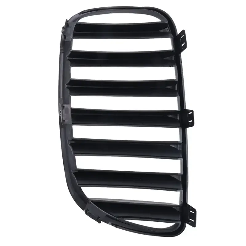 1Pair Shiny Black Front Grille Bumper Kidney Grille Accessories Parts Component For BMW E83 X3 LCI Facelift 2007-2010