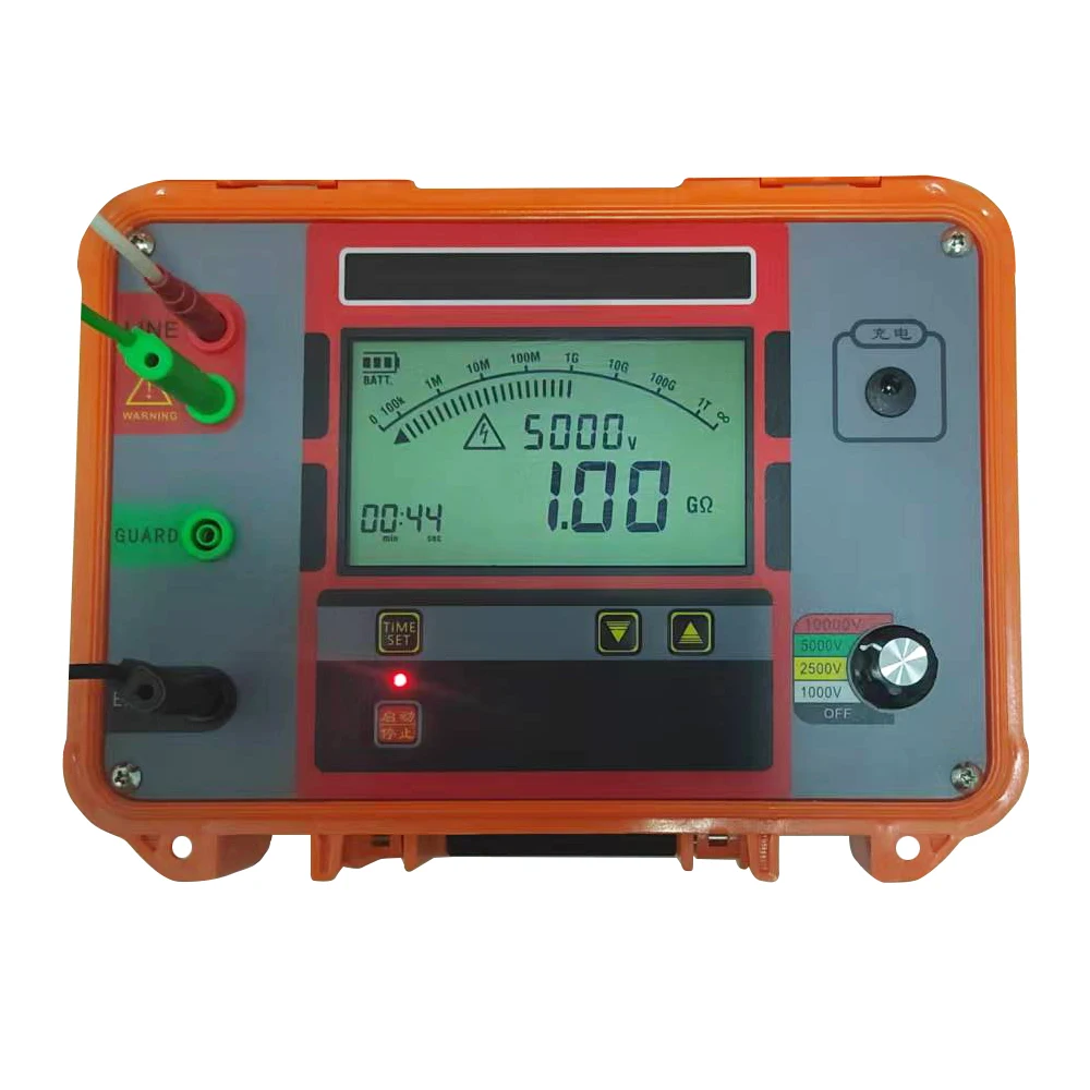 High Quality Digital Auto Range Insulation Resistance Tester High Voltage Multimeter for Equipment Machine Use High Insulated