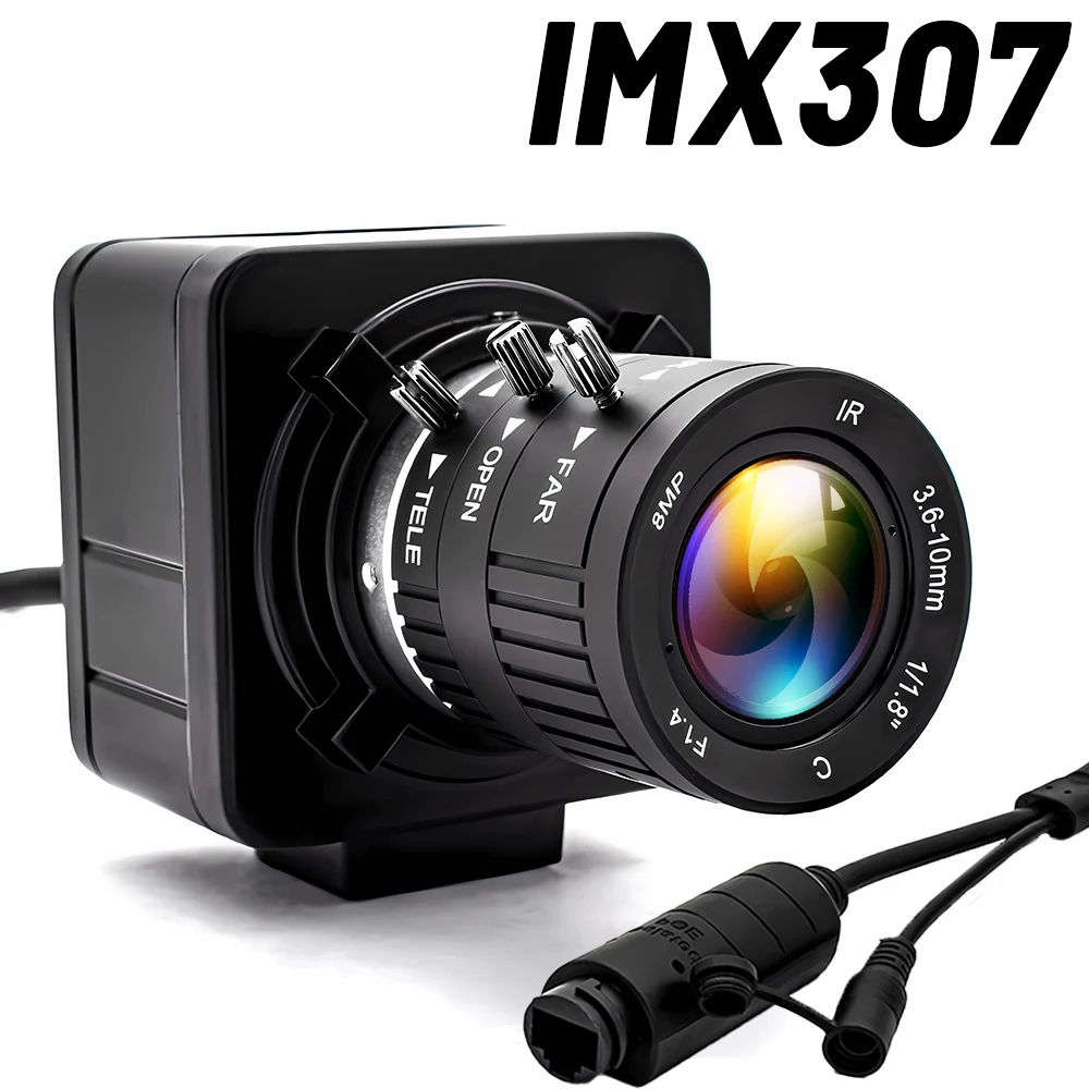 

WGWK 1080P 60FPS IP Camera Module 2MP IMX307 CMOS Ultra Low-illumination CCTV Varifocal Lens RTSP P2P Onvif POE Security Webcam