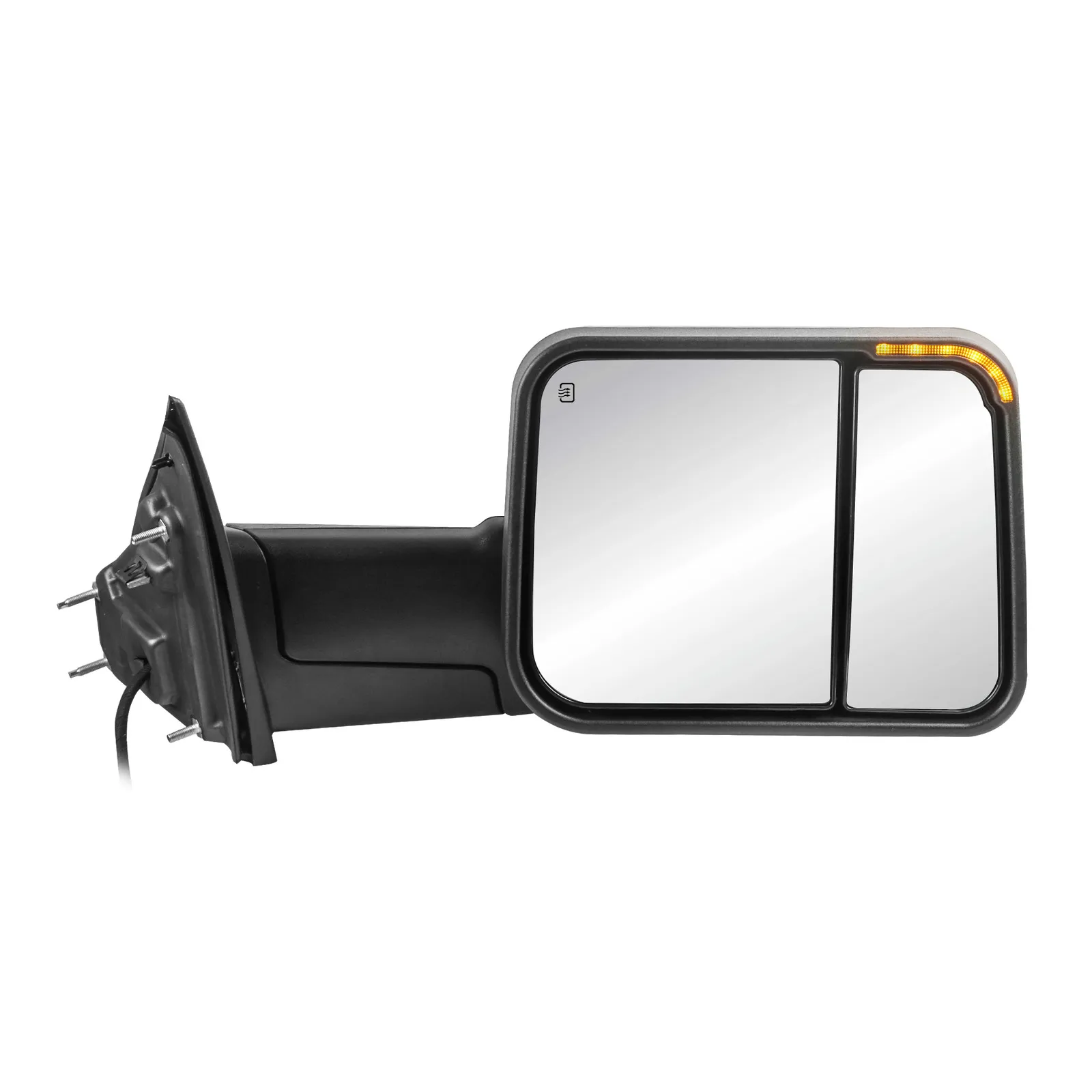 Pair Power Heated Tow Mirrors w/ Puddle Lights Turn Signal For 19-2023 Ram 1500