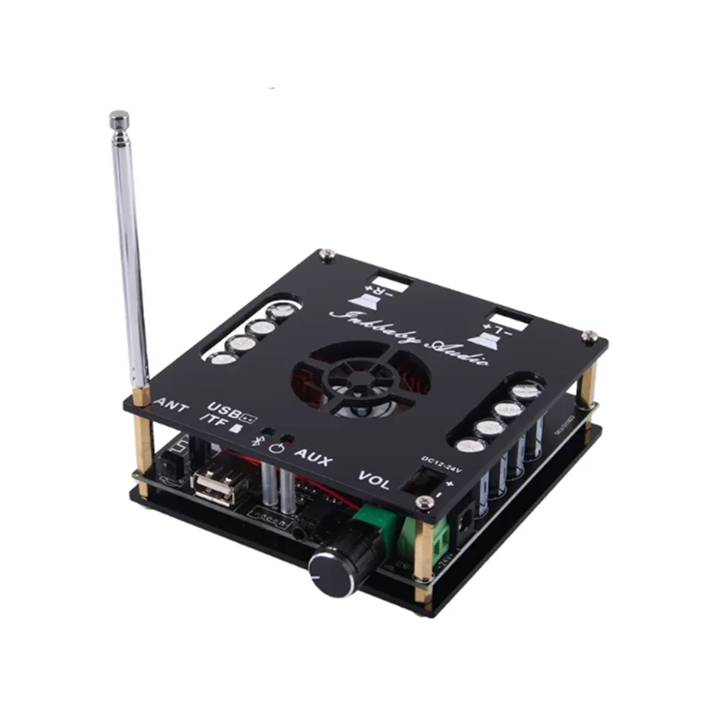 DC12-24V TDA7496E 160 Вт * 2 двухканальный стерео Bluetooth 5,0 USB AUX FM радио Цифровая плата усилителя звука