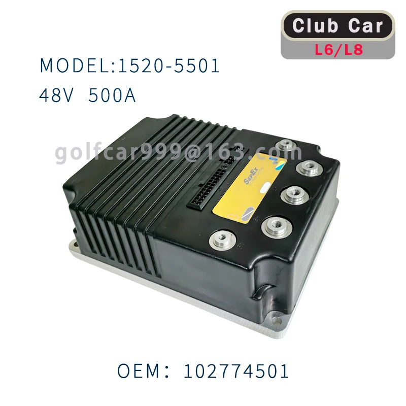 1520-5501 DC Motor 48V 500A Electric Vehicle Universal Speed Controller suitable for Clubcar L6/L8 OEM # 102774501r