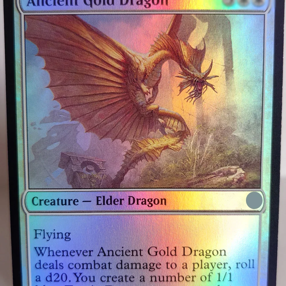 Custom Proxy Cards Foil Old Gnawbone Ramos  Dragon The Ur-Dragon Ancient Copper Dragon Goldspan Balefire Dragon Ugin the Spirit