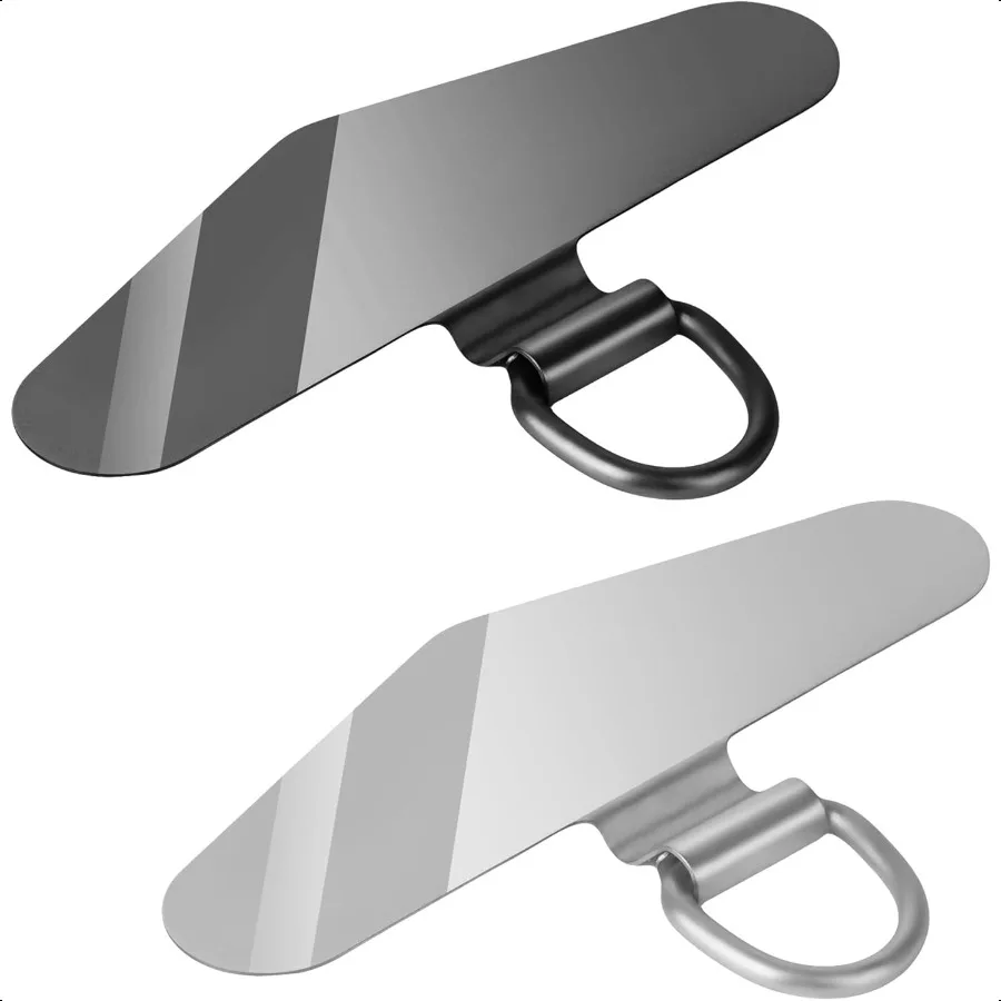 Sostituzione universale della cinghia del telefono con linguetta in metallo StickyFree per cordino del telefono da 2 pezzi per custodia completa del telefono