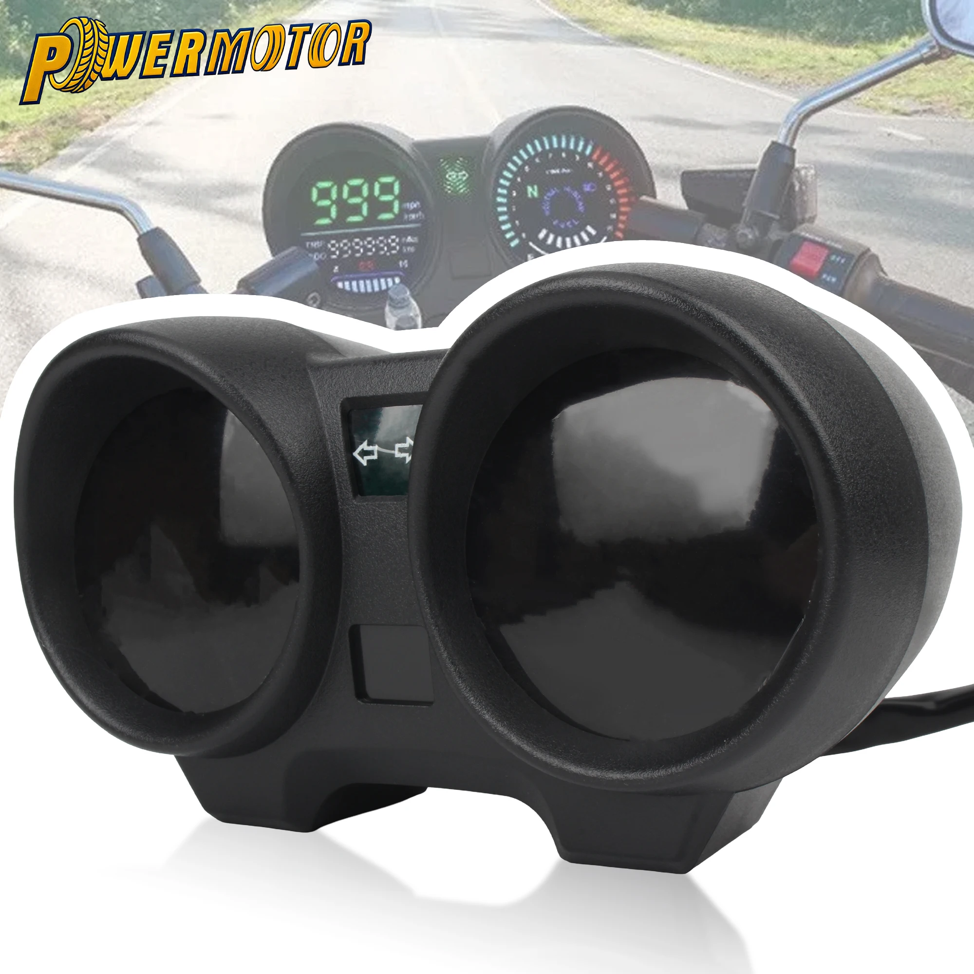 

Motorcycle LED Digital Dashboard Speedometer Odometer Engine RPM Fuel Level Display For Brazil Titan 150 Honda Cg150 Fan150 2010