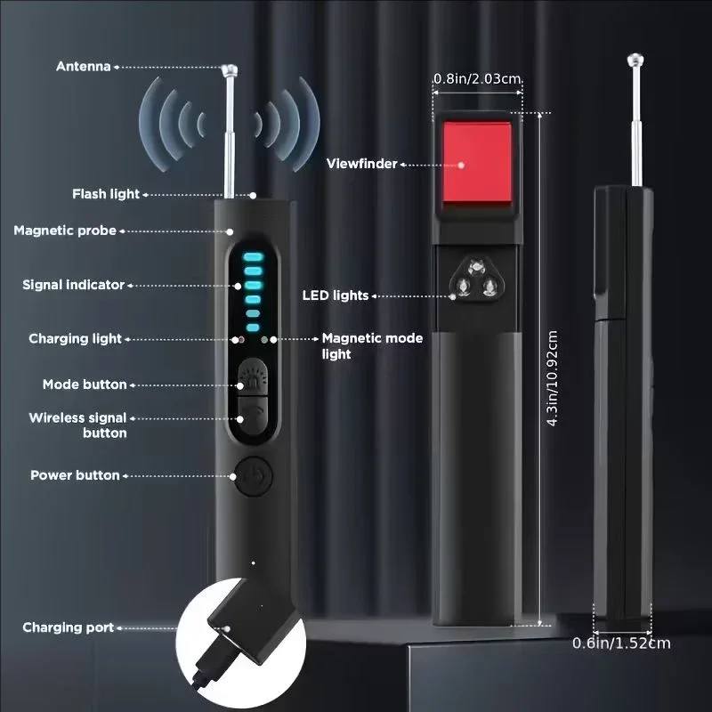 

Детектор скрытых камер, антишпионский GPS-трекер для автомобиля, устройство для прослушивания, сканер беспроводных RF-сигналов, гаджет для защиты от прослушивания и скрытых устройств.
