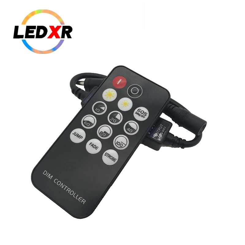 RF14 key mini dimmer LED mini controller wireless RF14 key mini controller LED light strip