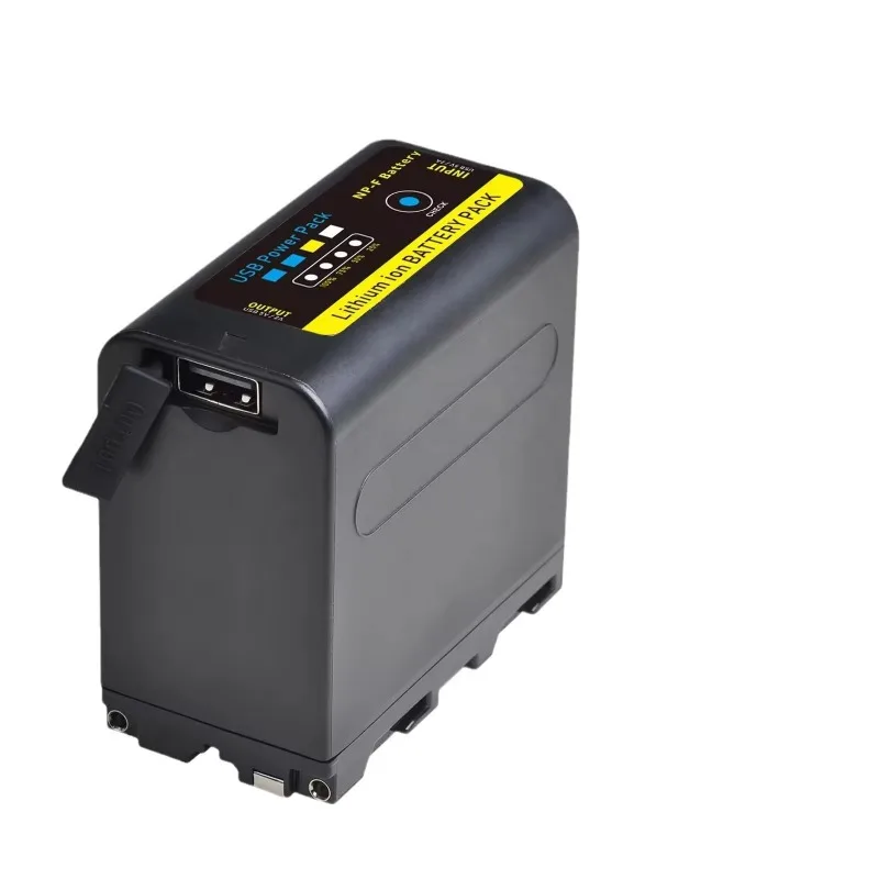 Rechargeable Battery NP F770C ForLED Indicator And Type C Port 7.2V 9600mAh For Sony CCD TR917 TR940 Camera
