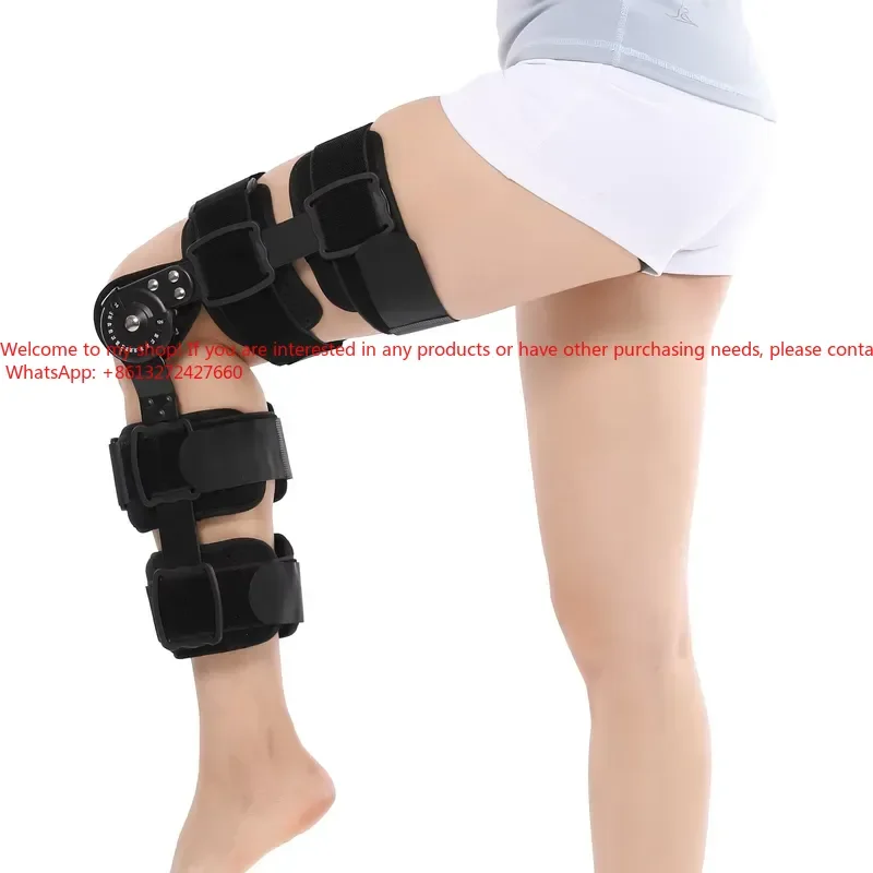 Knee Joint Fixation Brace Orthosis Fixed Fracture Support Limb Rehabilitation Device for Thigh Leg Recovery