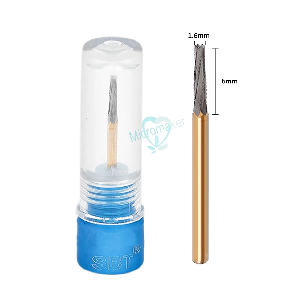 1pcs Dental Safety Tooth Extraction Bur  SBT Pull Dedicated Burs High-speed Tungsten Steel Longer Cracked Burs