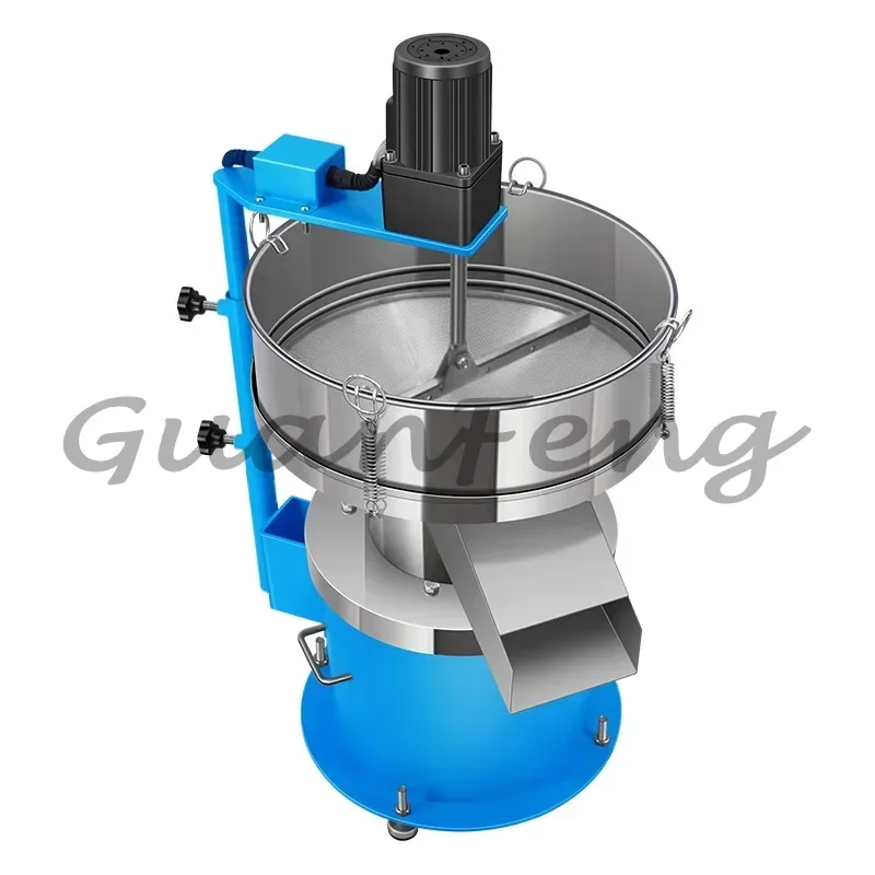 Flour Powder Sieving Viscous Liquid Filter Electric Screen Small Vibrating Screening Machine