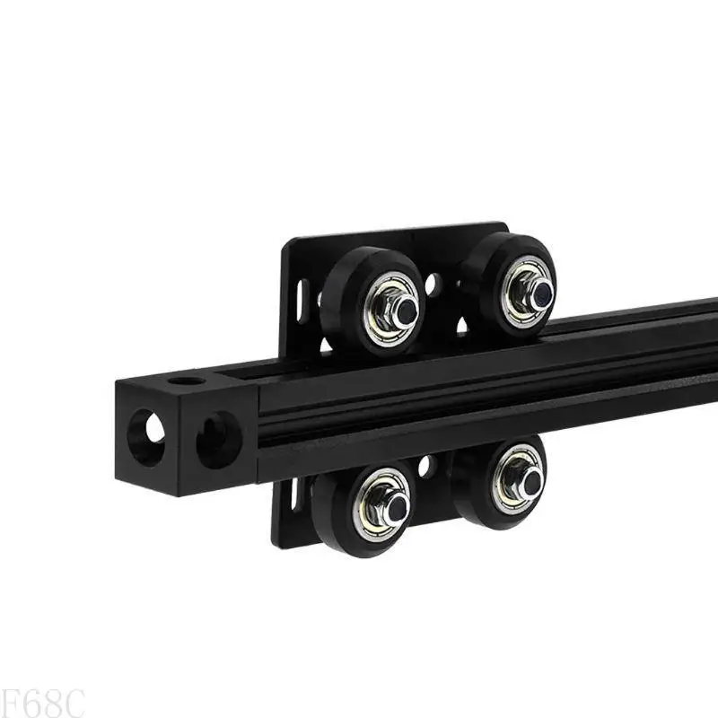 

F68C Mini v Пластина GANTRY с колесом для V-SLOT Алюминиевого профиля 3D-аксессуары Принтеров Установки для Kossel Nema 23