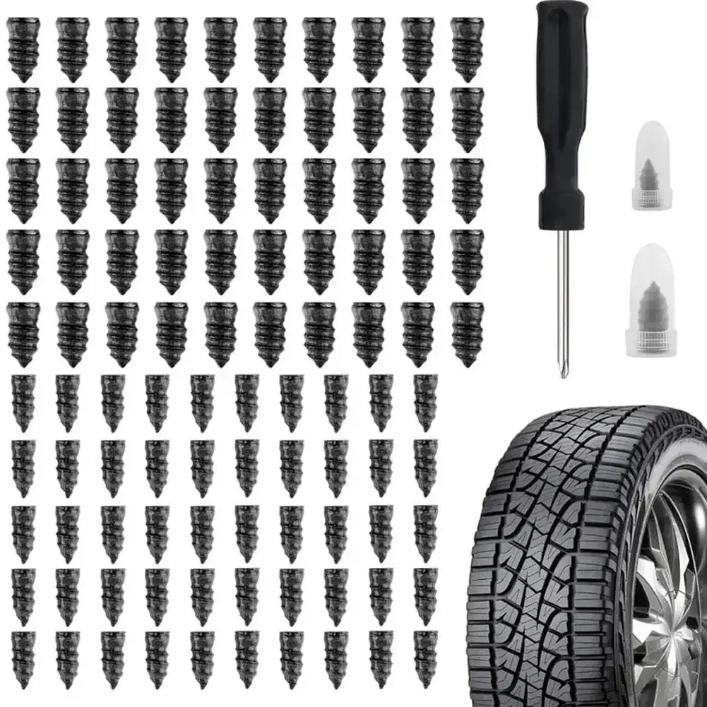 

10-100PC Car Vacuum Tyre Repair Nail Tire Repair Tool Set Cars Truck Rubber Tire Puncture Motorcycle Repair Glue Nails