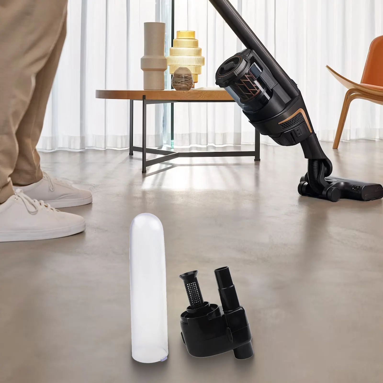 1pc Vacuum Cleaner Accessories For Optimal Cleaning Performance 32mm Vacuum Cleaner Dust Cup External Cyclone Cup Filter