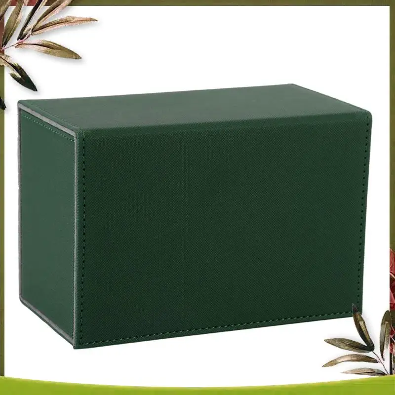 

Надежная коробка для колоды карт, коробка для карт премиум-класса с откидным лотком для игральных костей, коробка для хранения колоды карт для занятий спортом, прочные игровые карты