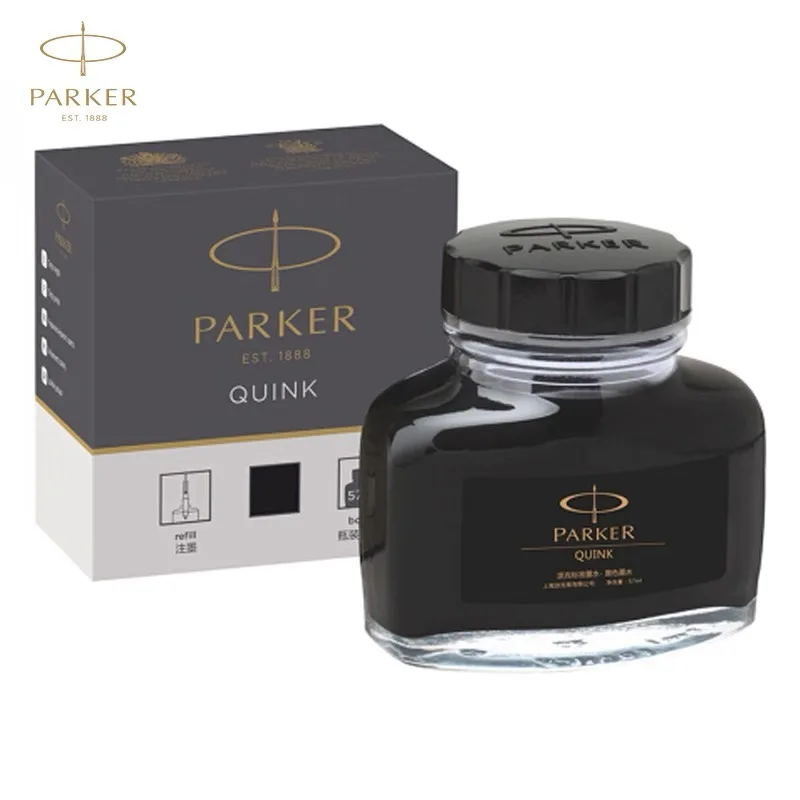 

Parker 30/57ml Quick-Drying Non-Carbon Fountain Pen Ink for Professional Student Adult Smooth Writing School Supplies Stationery