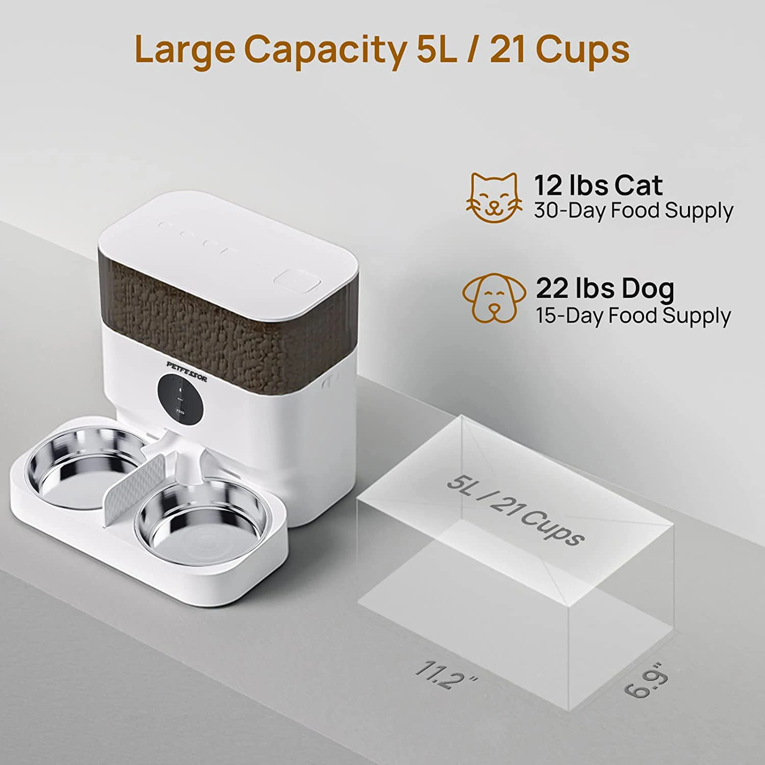 Smart App Pet Feeder Cat and Dog Food Automatic Aimentador Mascotas Electric Dog Feeder