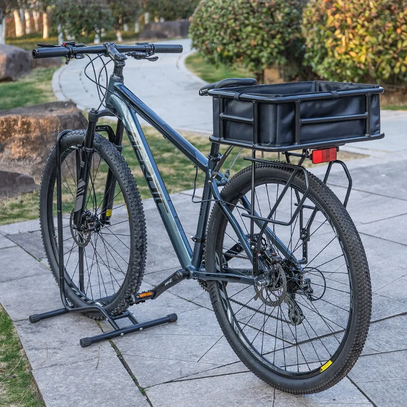 Fietsmand achtermand fietsijzeren achterplank met voering gewaagd frame fietsaccessoires