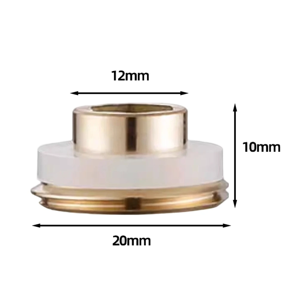 Brass Quick Seal Gasket for Water Pipes Compatible with 1/2 inch and 3/8 inch NPT Threaded For Plumbing Fittings