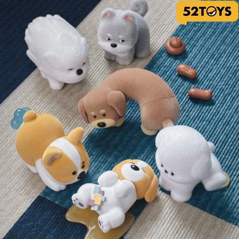 

52TOYS Серия PooPoo Pups: Коллекционная фигурка-сюрприз в закрытой упаковке, милая настольная декоративная модель, модный подарок, забавная игрушка