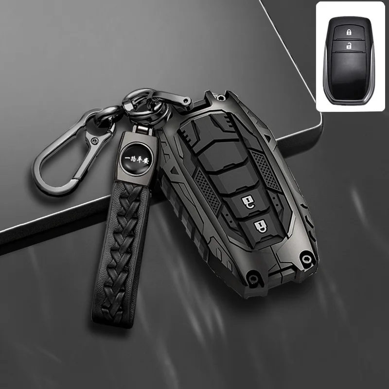 Car Key Cover For Toyota Hilux 2024 Yaris Corolla 2023 Rav4 2021 CHR Revo Auris Innova Highlander Venza Fortune Key Holder
