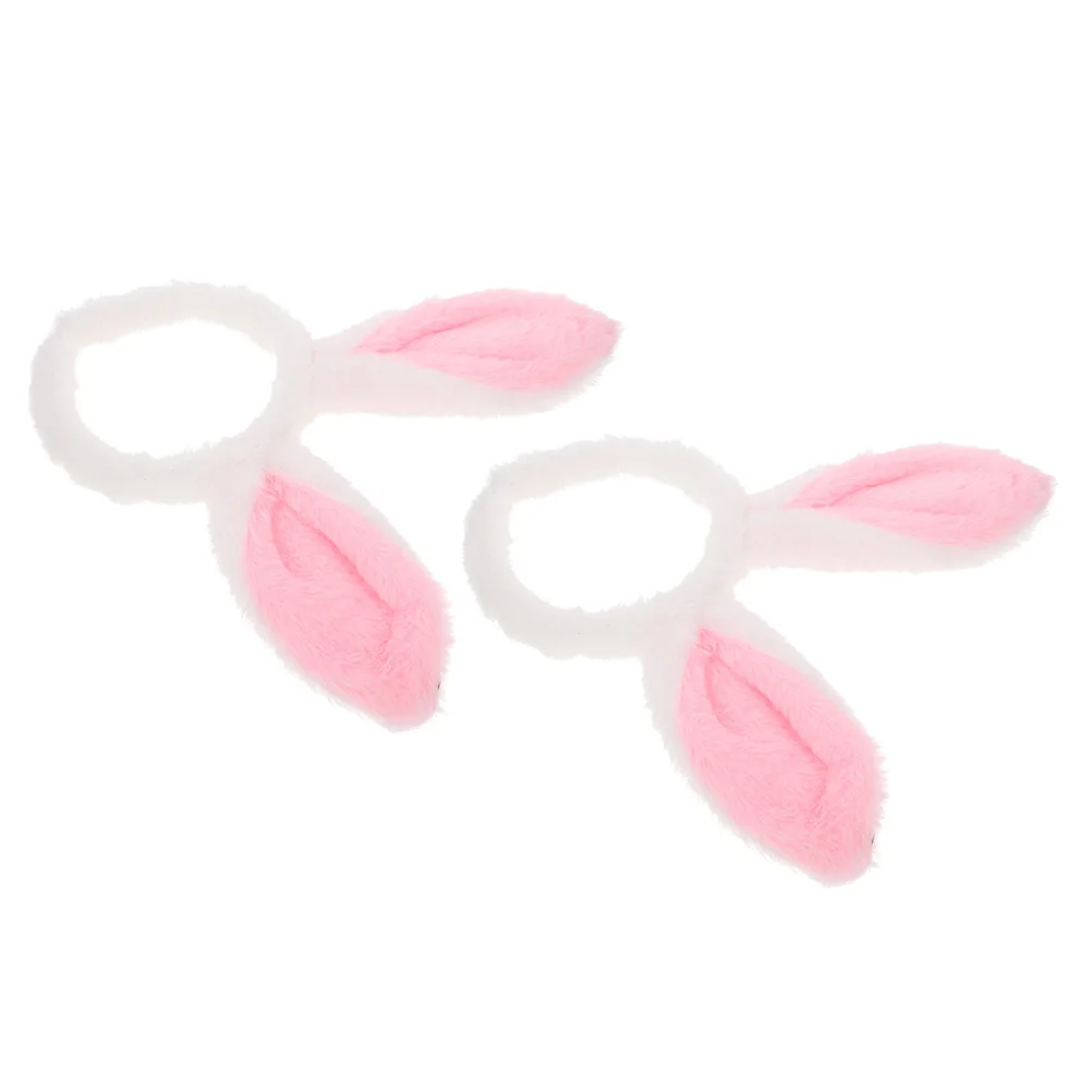 

2pcs Bunny Headband White Rabbit Girl Hair Accessories Women Costume Headdress Festive Bunny Ears Headband Prop