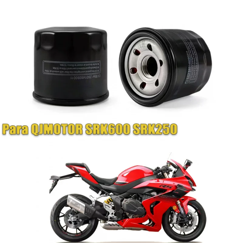 Suitable For QJMOTOR SRK600 SRK250 Original QJ600GS-3A QJ350-13 Motorcycle Oil Grid Filter Machine Filter