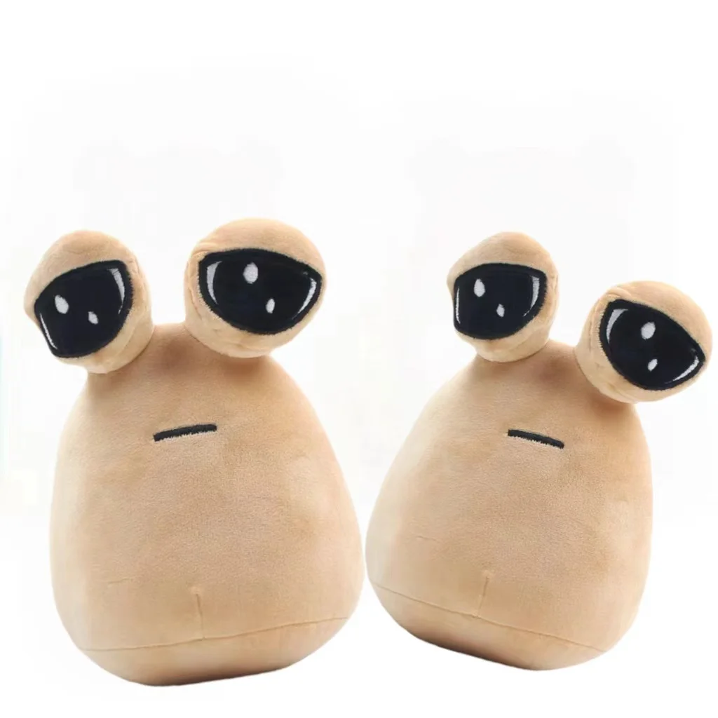 Nuovo 21CM My Pet Alien Pou peluche Anime Game The Maw Pou Doll Kawaii Cartoon Soft farcito cuscino bambini compleanno Xmas Gif