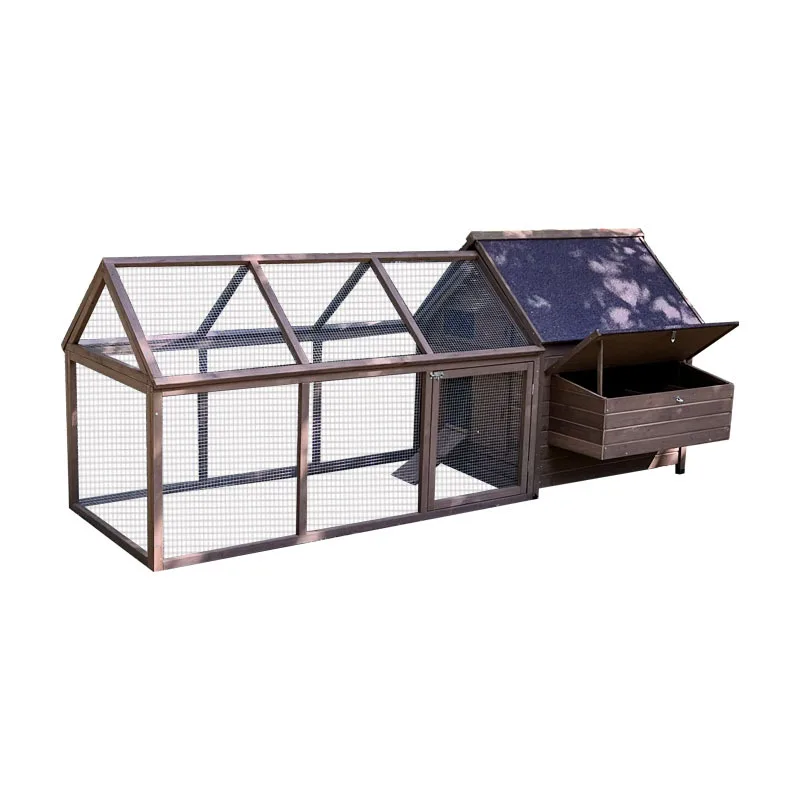 Outdoor LargeWooden ChickenCage, ChickenNest, Egg laying ChickenHouse, Large abbit Nest, RabbitCage, Exit Chicken House, O