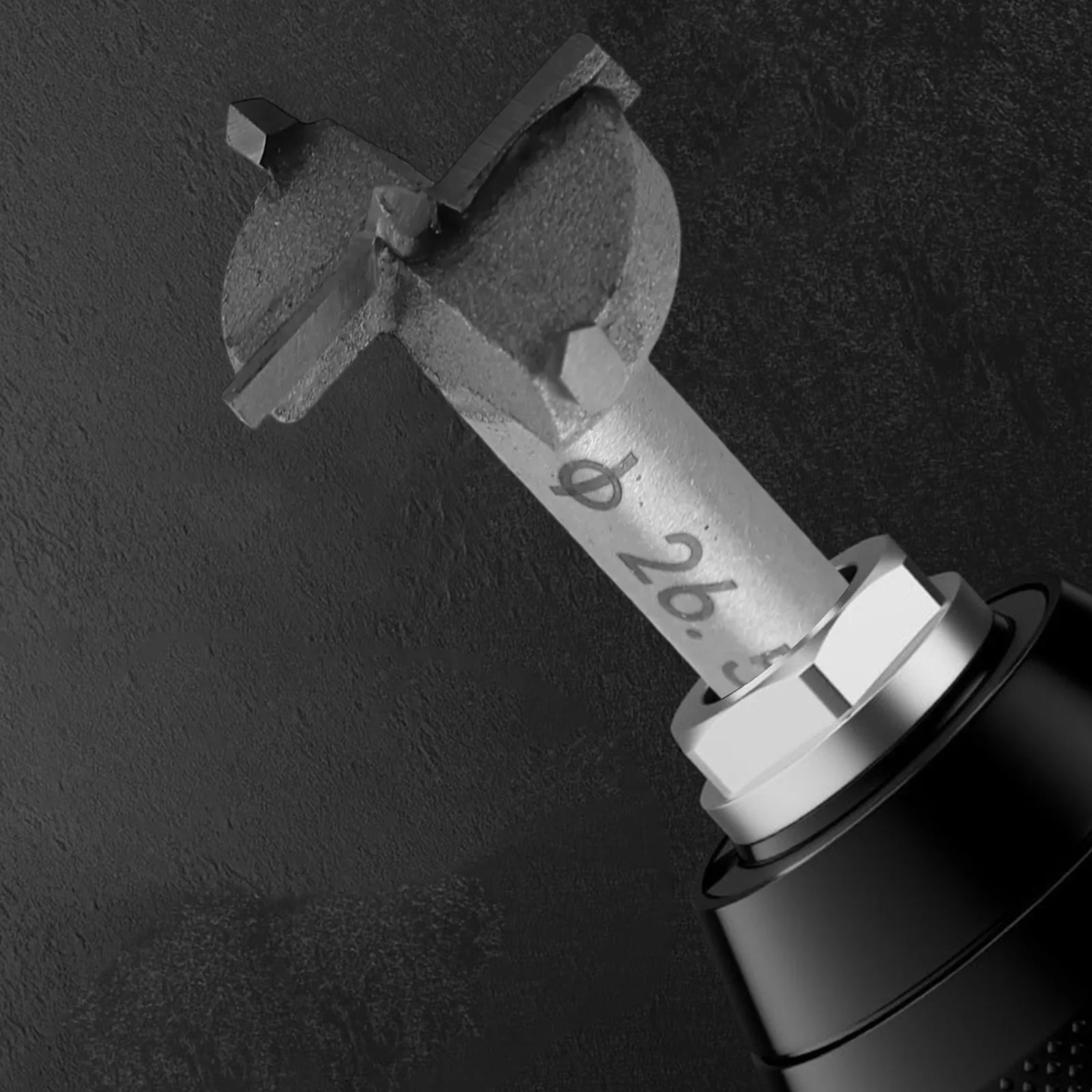 

26.5mm Boring Drill Bit Boring Drill Bit Plumber Plastic Pipe Drill 26.5mm Diameter 5 Pieces Set Hot Melt Usage