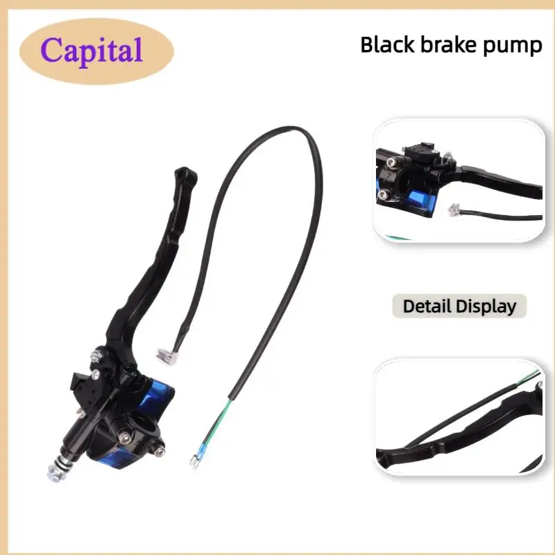 

EV Mod Disc Brake Upper Left Hydraulic Pump – Compatible with Motorcycle Oil Brake Systems (Zuma/Turtle King Fit)