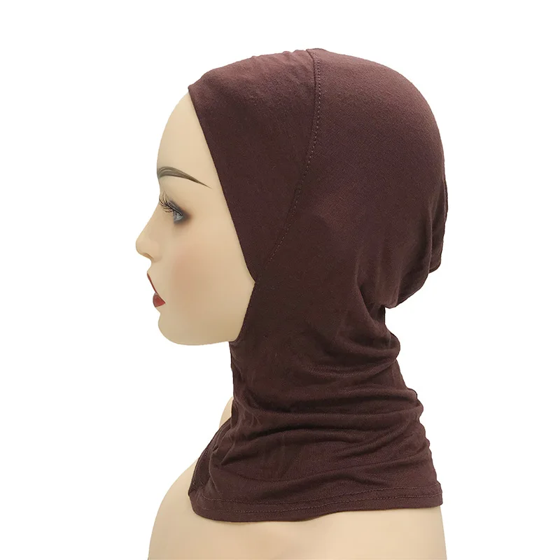 Stretch Turban Under Cap Muslim Ninja Underscarf Hijab Caps Islamic  Solid Color Under Scarf Inner Caps