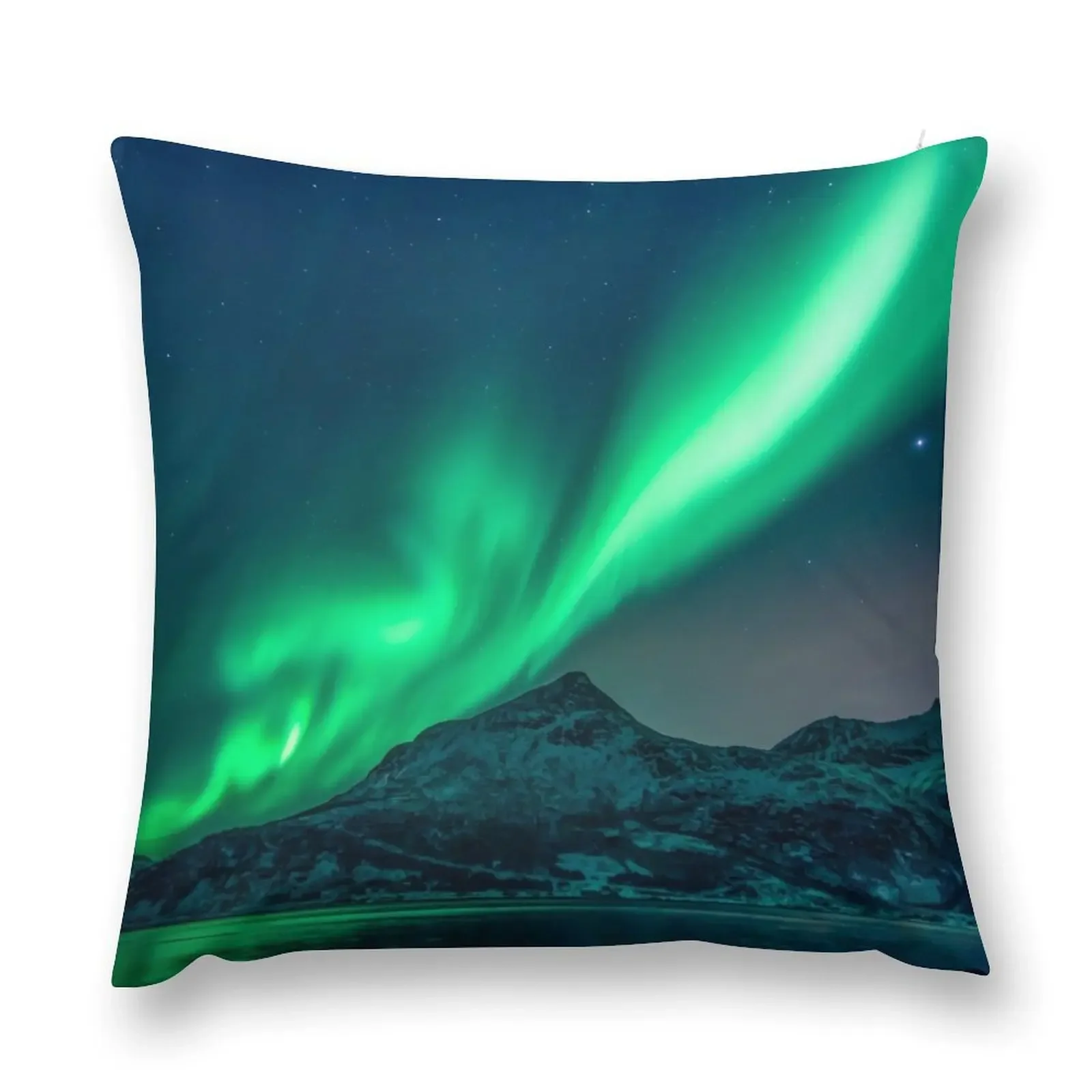 Aurora Borealis (Northern Lights) Throw Pillow autumn decoration Covers For Sofas pillow