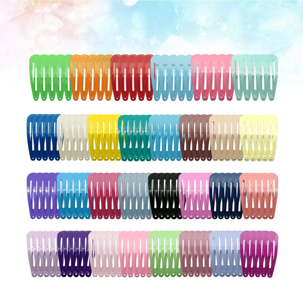 

100pcs Water Drop Clip Kids Accessories For Girls Chic Headdress Birthday Christmas Gift Hair Clip Water Drop Hair Clamp Girls