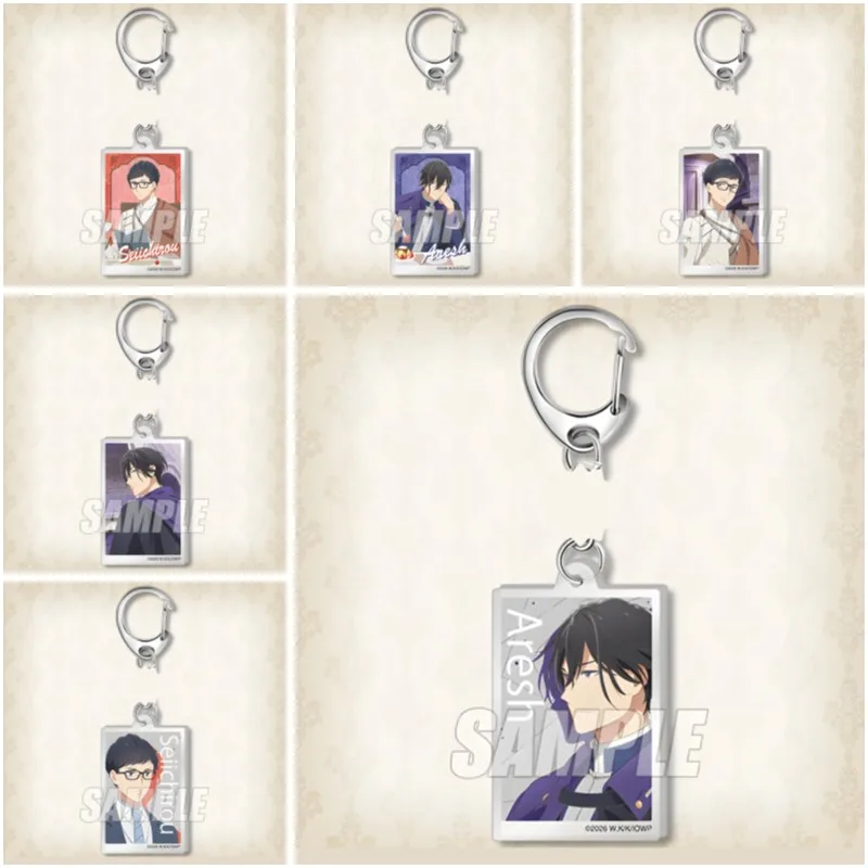 Isekai No Sata Wa Shachiku Shidai ANIME 6CM Acrylic Figure Stand Bag Charms Backpack Pendant Friends Gifts Car Pendant Keychain