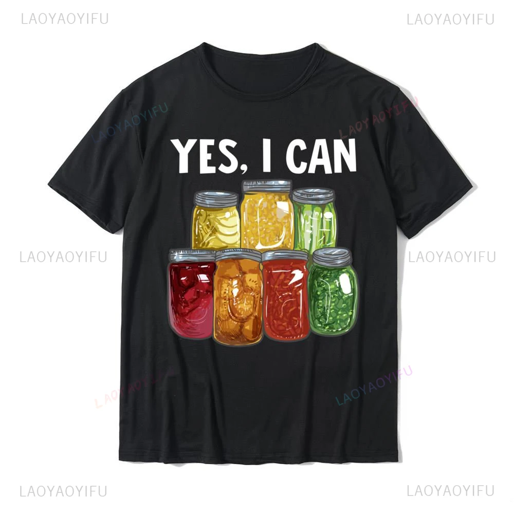 Canning Season Funny Preserving Food Gift Tshirt Short Sleeve Casual Fashion Harajuku Man Tshirt Summer Style Y2k Women Tees