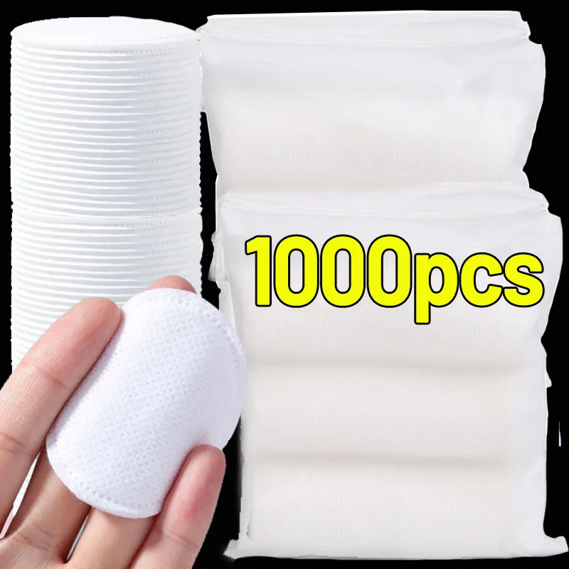 Einweg doppelseitige kosmetische Wattepads weiche atmungsaktive runde tägliche Gesichtsreinigung Make-up Nagellack entfernen Pads Werkzeuge