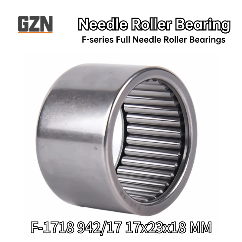 

2PCS F-1718 942/17 17X23X18 mm F-series Full Needle Roller Bearing Without Inner Ring