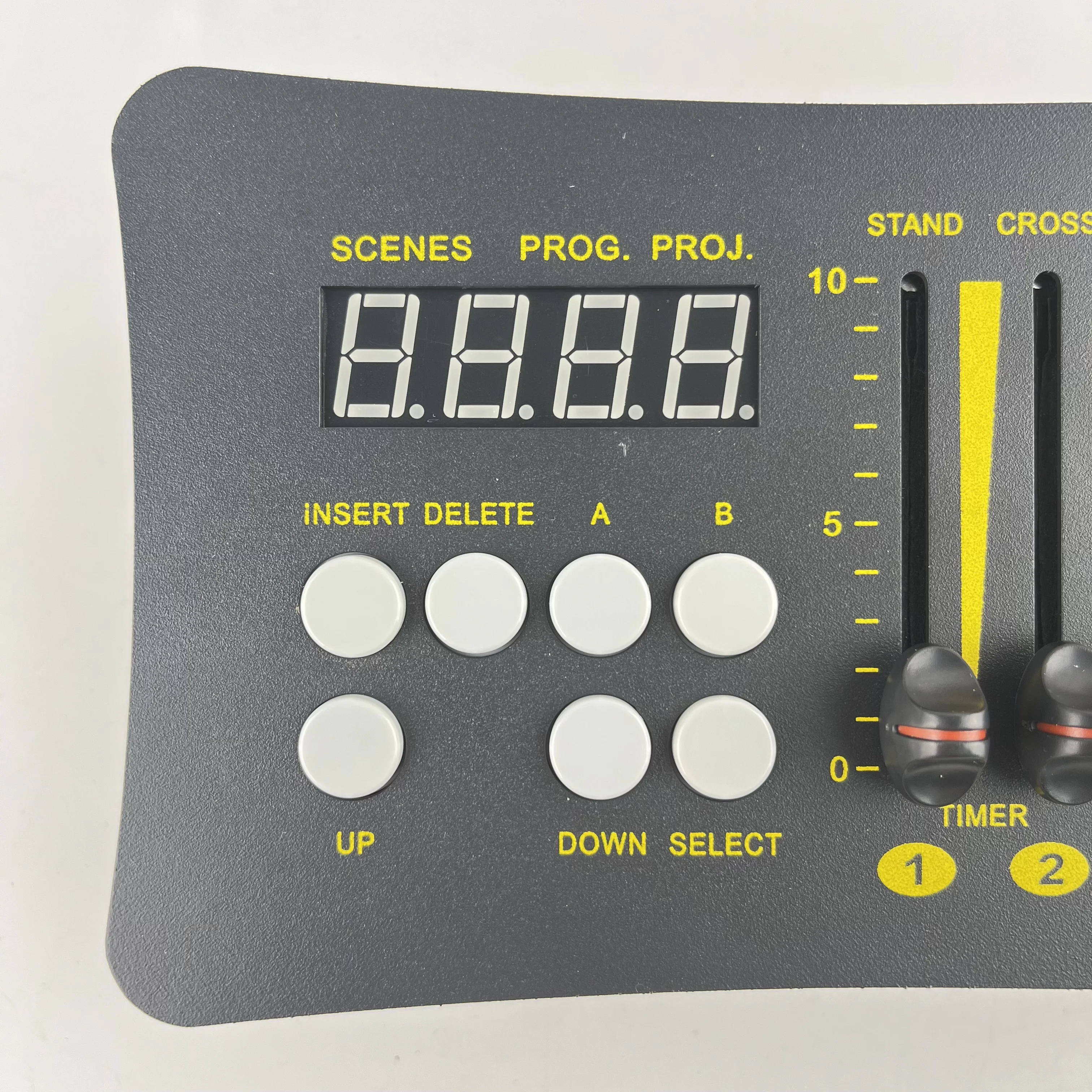 DMX512 MINI Controller with 7 Buttons and 6 Pushers for Stage Lighting - MINI54 DMX512 Console for RGBW LED Moving Head Lights