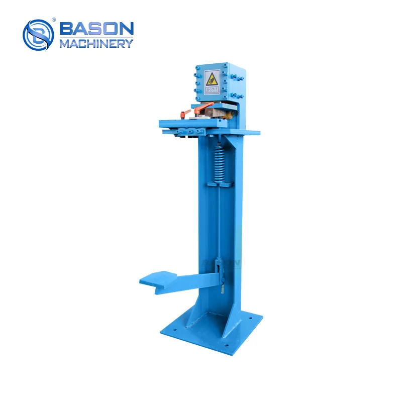 HVAC Foot Notching Shearing Machine for Metal Sheet Corner Cutting 90 Angle Easy to Operate