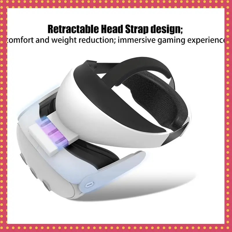 

B74A Adjustable Head Strap For Quest 3 Replacement Headband Elite Strap Headwear For Meta Oculus Quest 3 VR Accessories