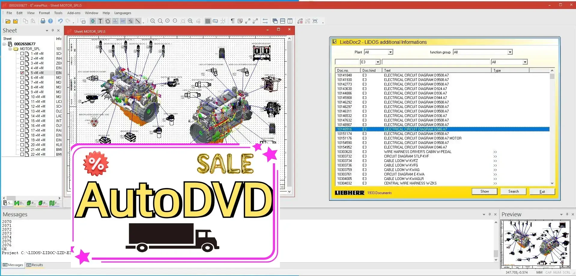 AutoDVD Liebherr Liebdoc2 Offline 03.2022 Lidos Additional Information DVD