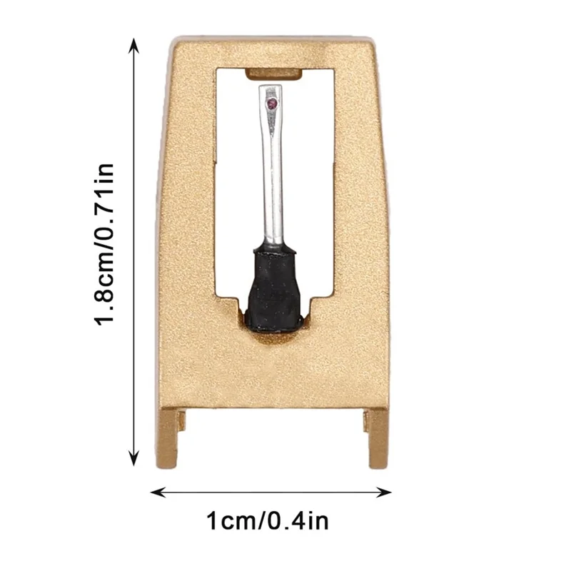 【Top Picks】4Pcs Replacement Stylus Vinyl Record Player Needles Diamond Turntable Stylus With A Stylus Cleaning Brush