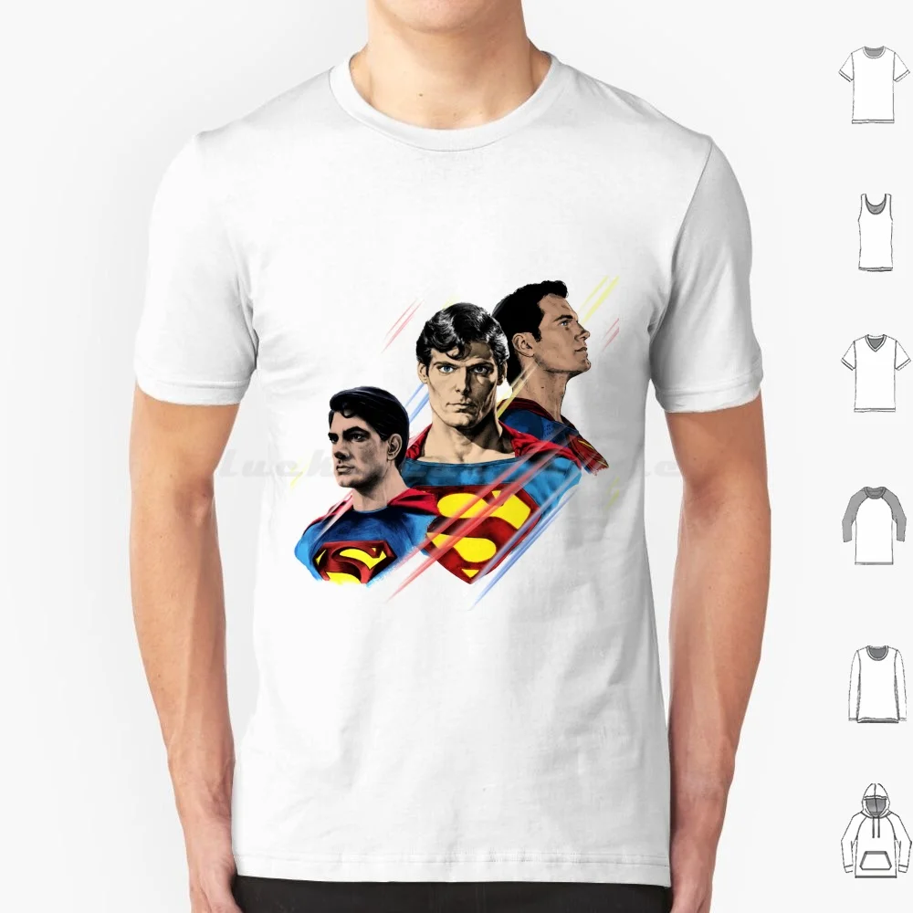 Camiseta con símbolo de esperanza, 6xl, camiseta de algodón con diseño de superhéroe, rojo, azul, amarillo, para hombre, Nerd, Geek, Clark, Kal, Farmer, película de cómic