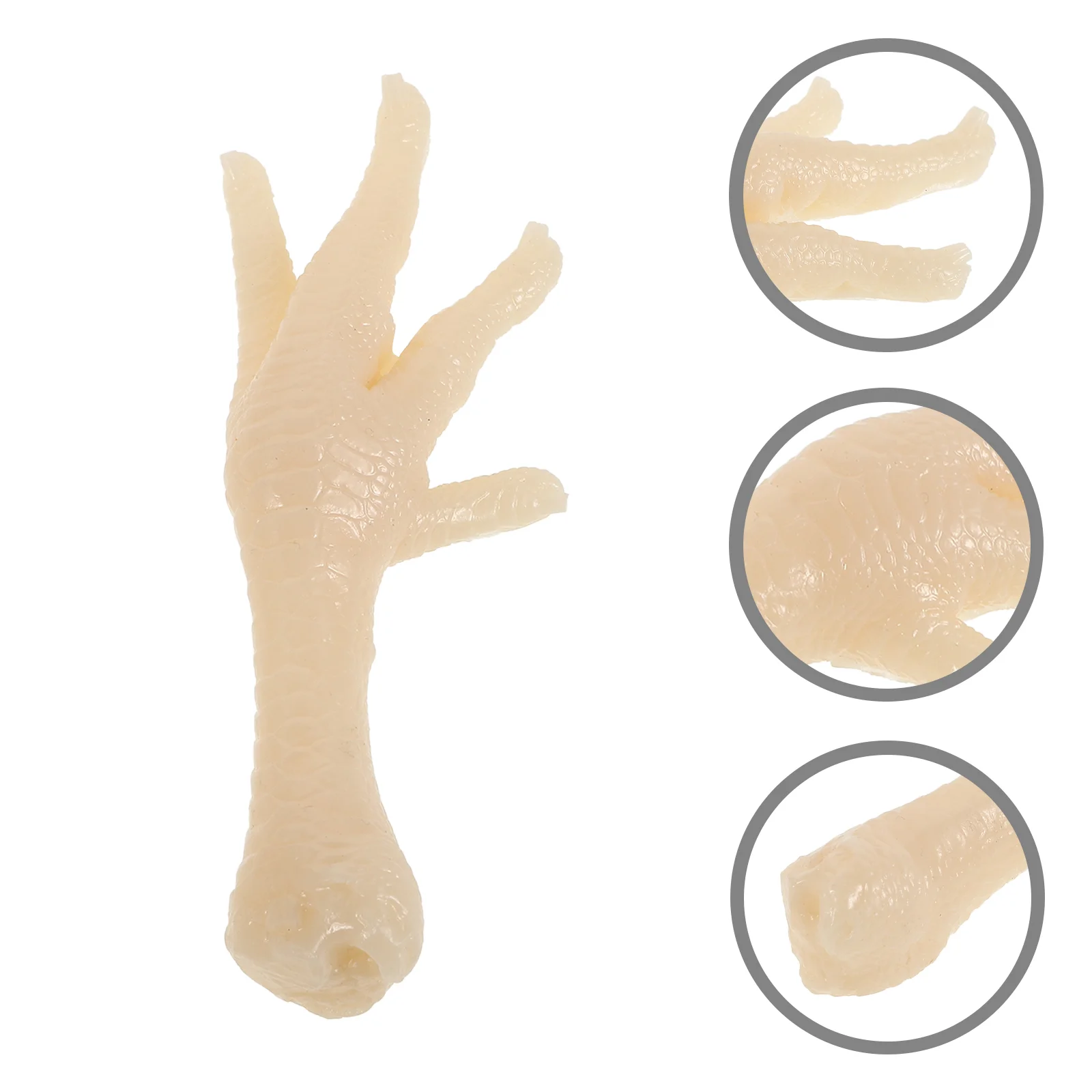 2 uds patas de pollo de imitación comida realista juguetes simulados restaurante modelo Pvc niño falso